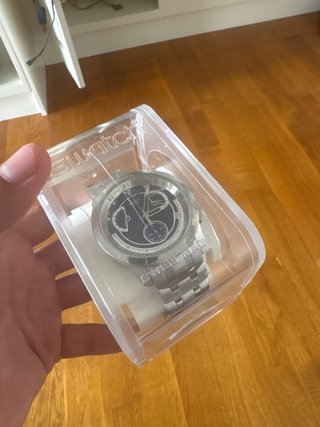 Reloj Swatch Azul y Plateado