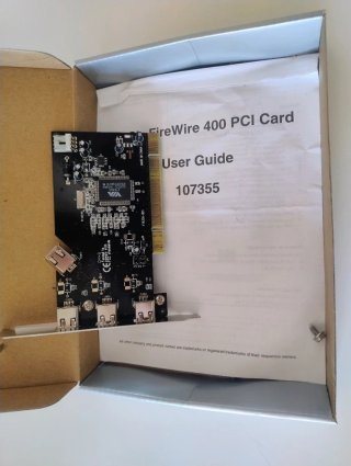 Scheda LaCie FireWire 400 PCI