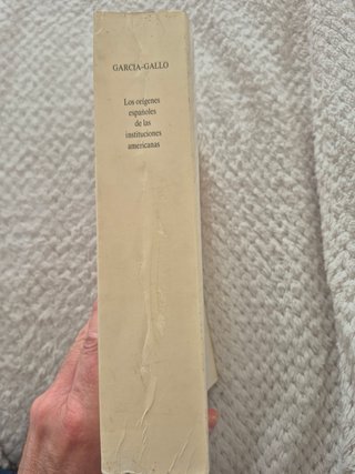 Orígenes Españoles de las Instituciones Americanas