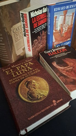 Lote libros novela histórica