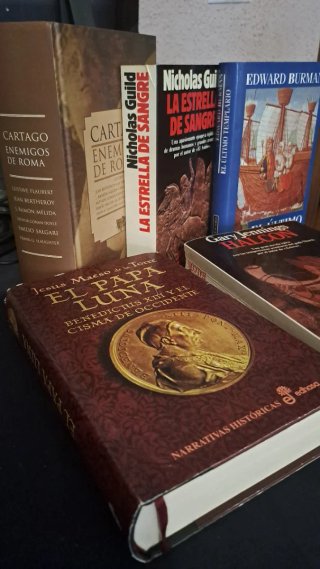 Lote libros novela histórica