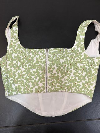 Princess Polly Corsetto Floreale Verde Tg 34