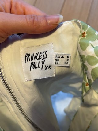 Princess Polly Corsetto Floreale Verde Tg 34