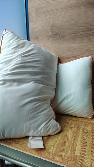 Cuscino 50x75 Pacco da 2, Imbottitura di Piumino e Piume con Tessuto 100% Cotone Organico, Cuscini da Hotel di Lusso Ergonomici a 3 Camere, Cuscini per Dormire