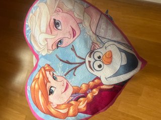 Cojín Corazón Frozen Elsa Anna Olaf