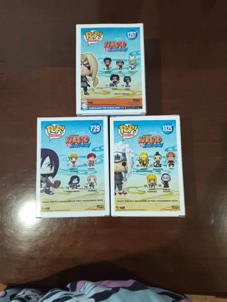 Funko Pop Tsunade, Jiraiya, Orochimaru