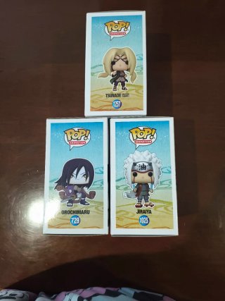 Funko Pop Tsunade, Jiraiya, Orochimaru