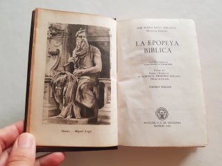La Epopeya Bíblica. Ed. Joya. Aguilar. 1953