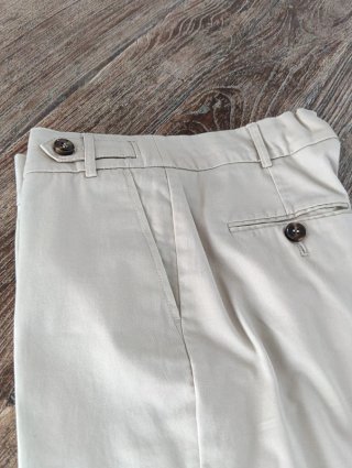 Pantalón chino Mango beige mujer talla 40