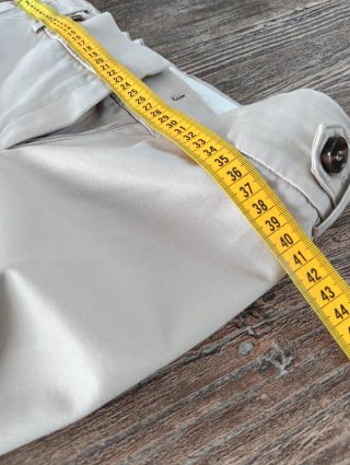 Pantalón chino Mango beige mujer talla 40