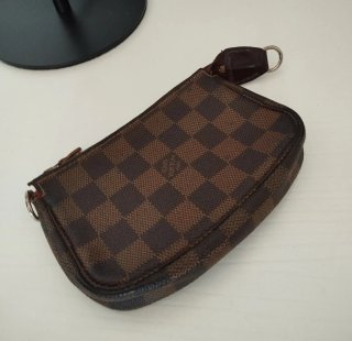 Mini pochette Louis Vuitton originale damier pelle
