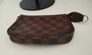 Mini pochette Louis Vuitton originale damier pelle