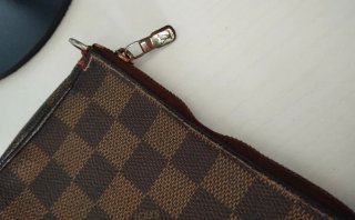 Mini pochette Louis Vuitton originale damier pelle