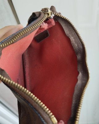 Mini pochette Louis Vuitton originale damier pelle