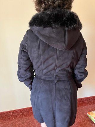 Abrigo negro Salsa mujer