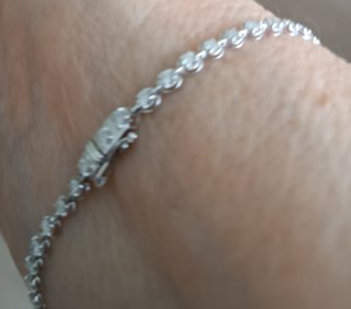 Pulsera Oro Blanco 18k