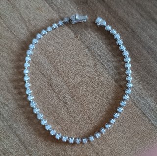 Pulsera Oro Blanco 18k