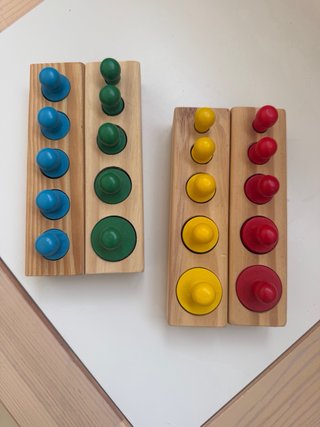 Cilindri Montessori Colorati