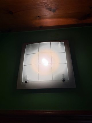 Aplique de luz cristal biselado