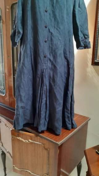 Abito 80% Lino, 20% Seta Blu