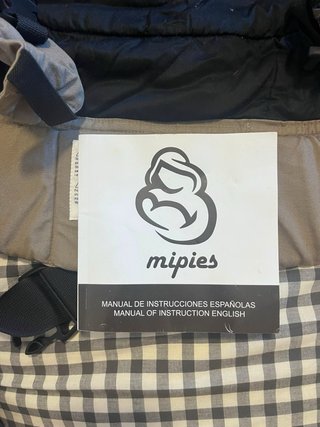 Mochila portabebes ergonómica Mipies