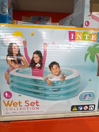 Piscina Hinchable Infantil Intex 163x107x46cm