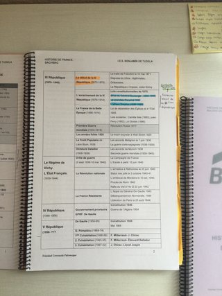 Histoire de la France du programme BACHIBAC.