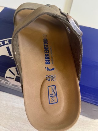 Sandalias Birkenstock Hombre Beige/Marrón