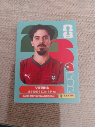Cromo Vitinha Panini FIFA 2026