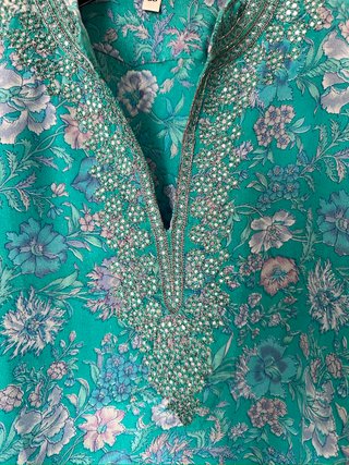 Blusa Seta Crepe de Chine Indiana Vintage