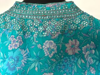 Blusa Seta Crepe de Chine Indiana Vintage