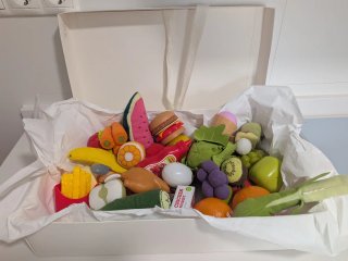 Lote Comida Juguete:  57 Piezas (IKEA + Plástico)