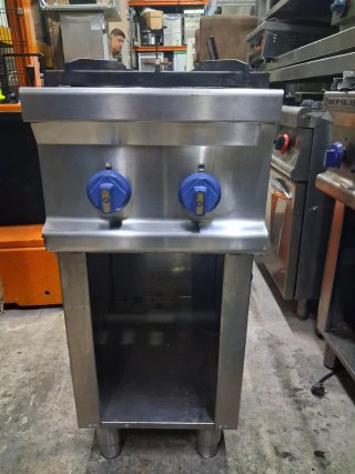 Cocina industrial 2 fuegos 40x75x90 ( GAS NATURAL)