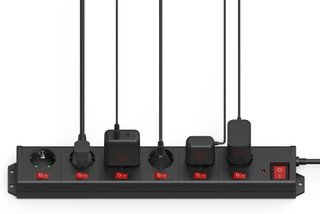 Regleta Hama 6 enchufes con interruptor