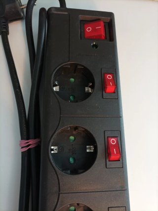 Regleta Hama 6 enchufes con interruptor