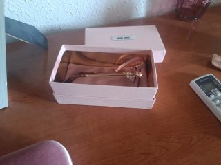 Gafas de sol Miu Miu rosas y marrones