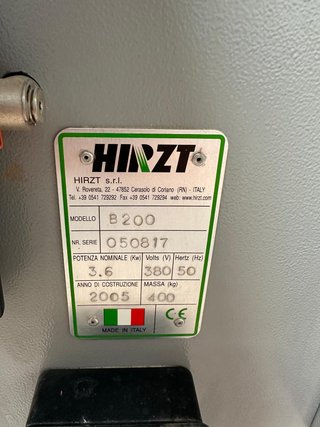 Canteadora Hirtz Automática Pre-encolado