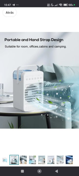 Ventilador Rociador Portátil a estrenar