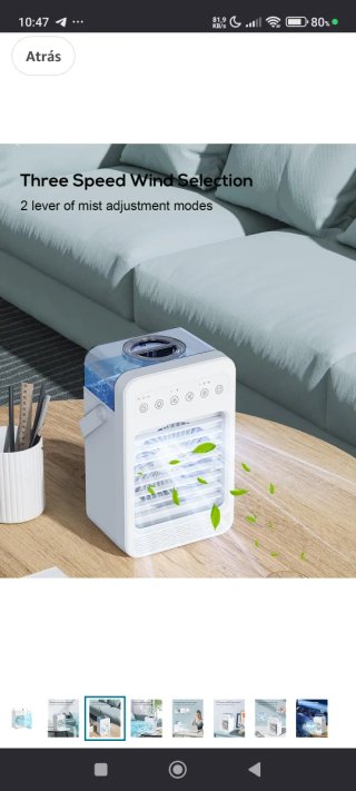 Ventilador Rociador Portátil a estrenar