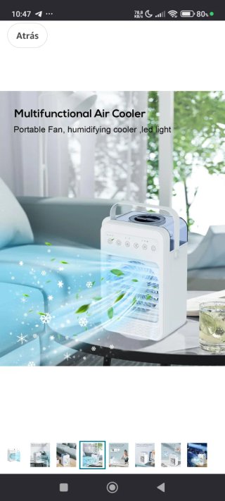 Ventilador Rociador Portátil a estrenar