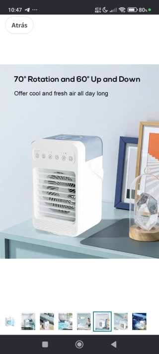 Ventilador Rociador Portátil a estrenar
