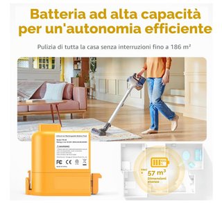 Batteria LG Cord Zero A9 / A9K / A9T (3,9Ah)