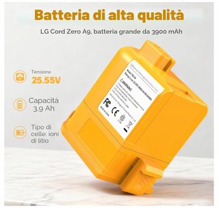 Batteria LG Cord Zero A9 / A9K / A9T (3,9Ah)