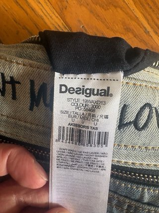 Bolso bandolera Desigual vaquero bordado