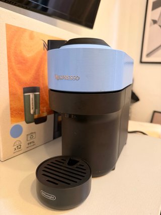 Cafetera Nespresso Delonghi Azul