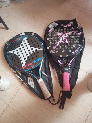 2 Racchette da Padel Starvie e Drop Shot