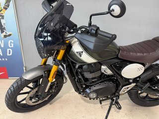 Triumph Scrambler 400X Verde/Plata