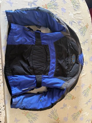 Chaqueta Moto Levior Negra y Azul