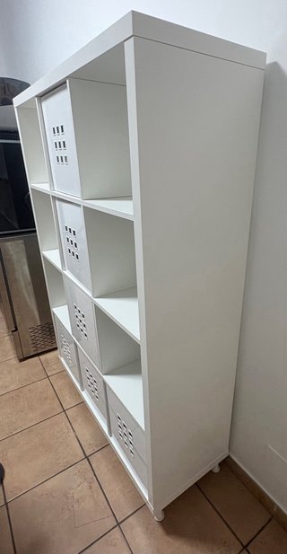 Estantería modular blanca Ikea