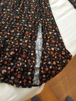 Vestido estampado floral talla única